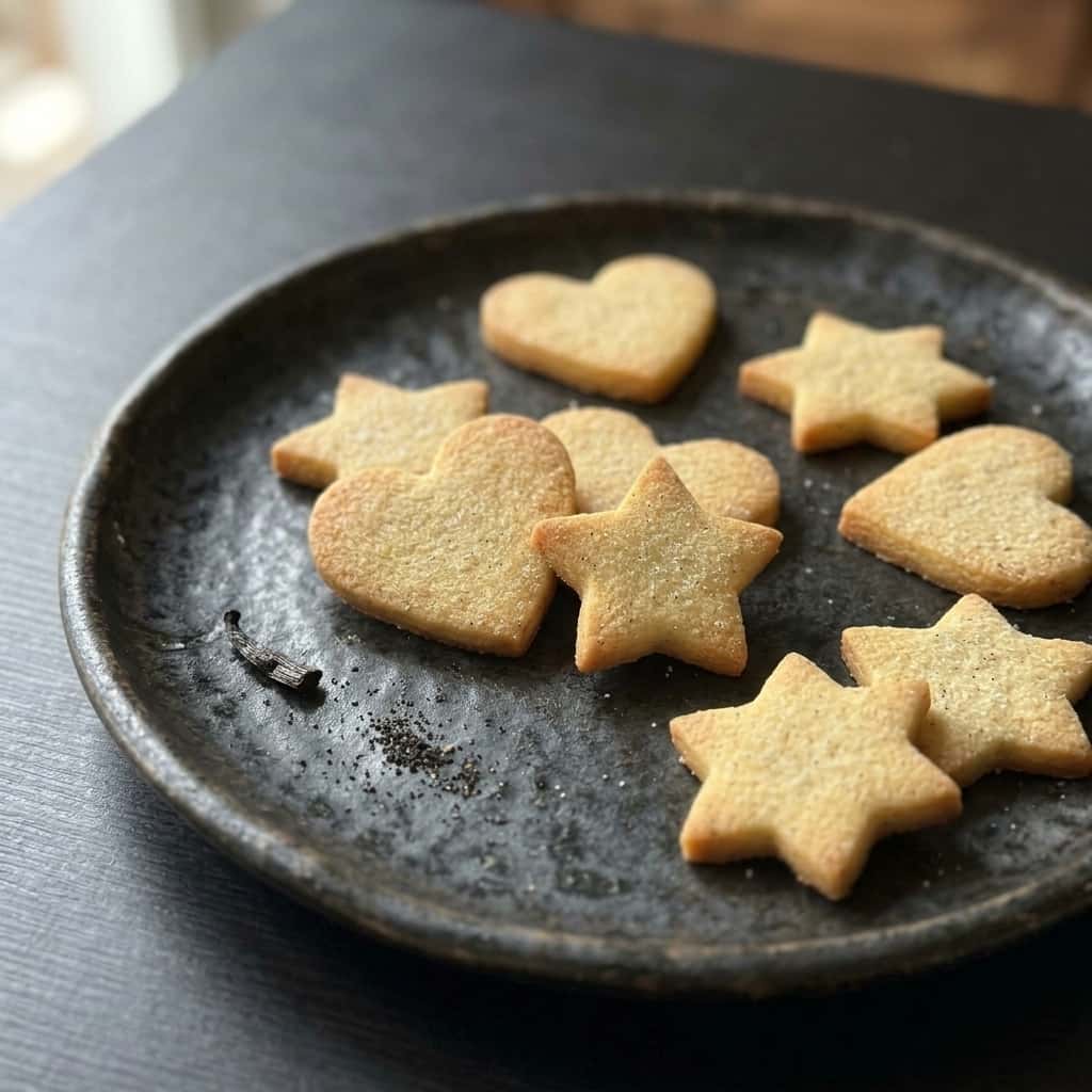 Biscoitos amanteigados artesanais feitos à mão pela ViBiscoitos em Brasília
